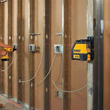 Laser en croix avec détecteur laser DEWALT DW088KD 2 lignes - 50m