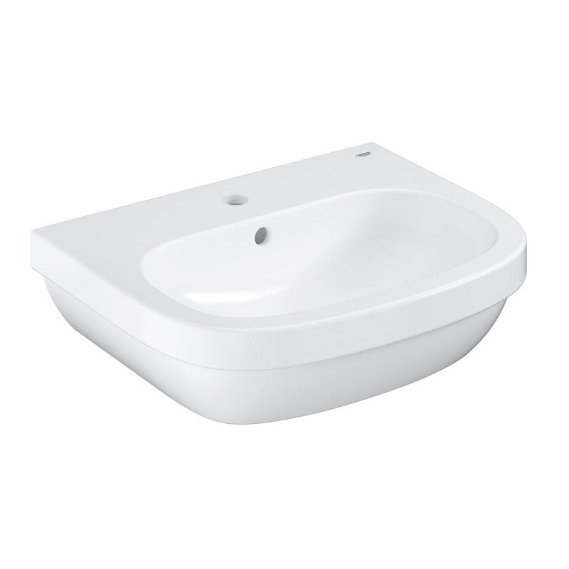 Lavabo suspendu EURO CERAMIC GROHE 3933600H avec pureguard - 55 cm