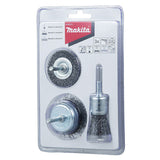 Lot de 3 brosses boisseau pour perceuse MAKITA D-66070