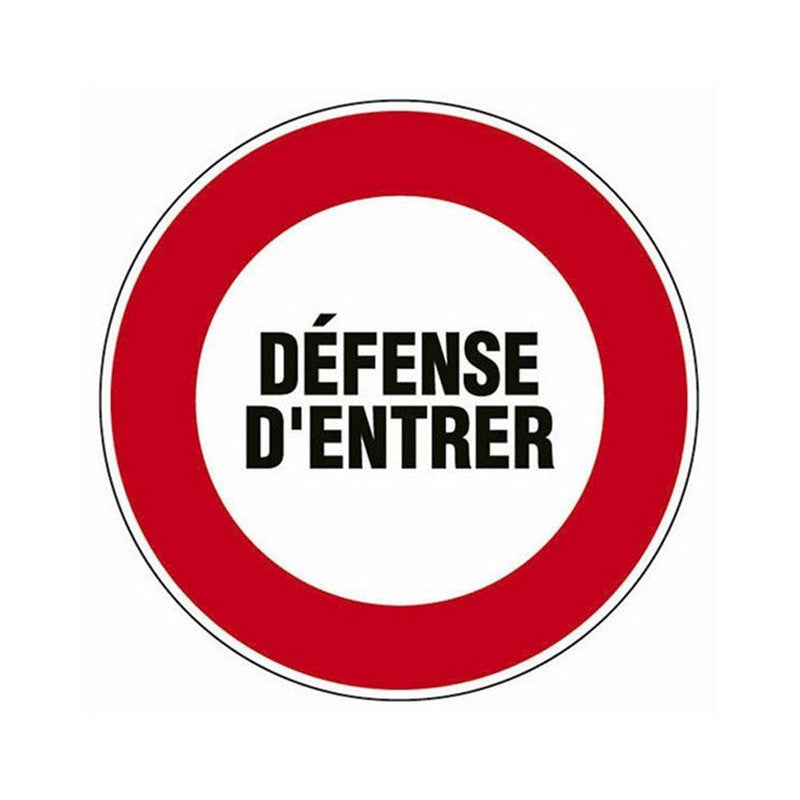 LOT DE 5 DISQUES Ø30 DEFENSE D'ENTRER