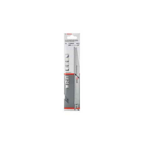 Lot de 5 lames de scie sabre S 2345 X BOSCH 2608654404 pour bois
