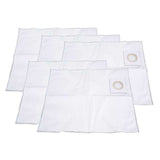 Lot de 5 sacs tissu avec fermeture pour aspirateurs MAKITA VC3210 et VC3211