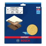 Lot de 6 disques abrasifs BOSCH EXPERT C470 2608901677 - Ø225mm - G40 à G180
