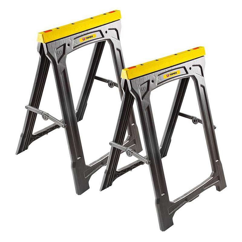 Lot de deux tréteaux pliants TOPEX 79R187