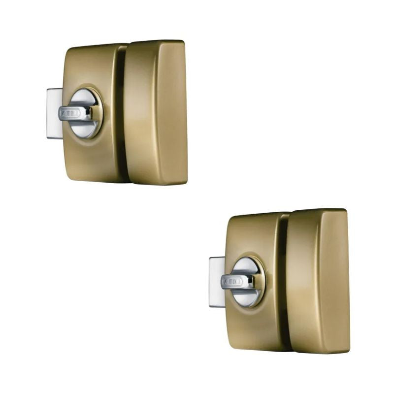 Lot de deux verrous twin Classik ABUS Bronze - 45mm