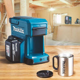 Machine à café MAKITA DCM501Z 18V ou 12V Li-Ion (vendu sans batterie)