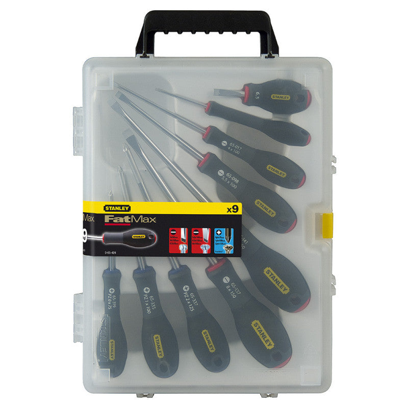 Malette de 9 tournevis STANLEY FATMAX  FMHT65424-0 électricien + mécanicien - pozidriv