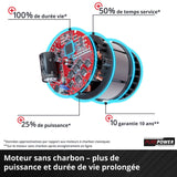 Marteau Perforateur sans fil SDS-plus  36V 3.2J EINHELL HEROCCO 36/28 Li-Solo Power X-Change - Machine nue