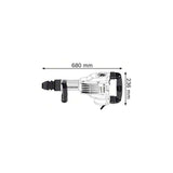 Marteau-Piqueur BOSCH SDS-Max GSH 11 VC Professional 1700 W 23 J