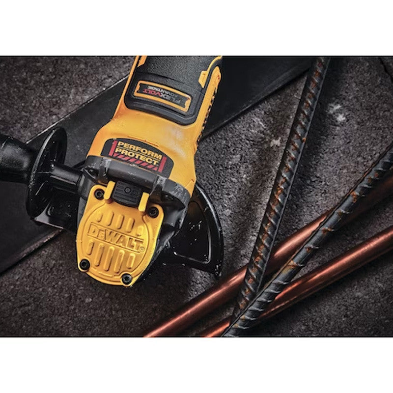 Meuleuse Ø125mm 18V DEWALT DCG409T1-QW Brushless avec un coffret et une batterie 6,0 Ah 54V FLEXVOLT