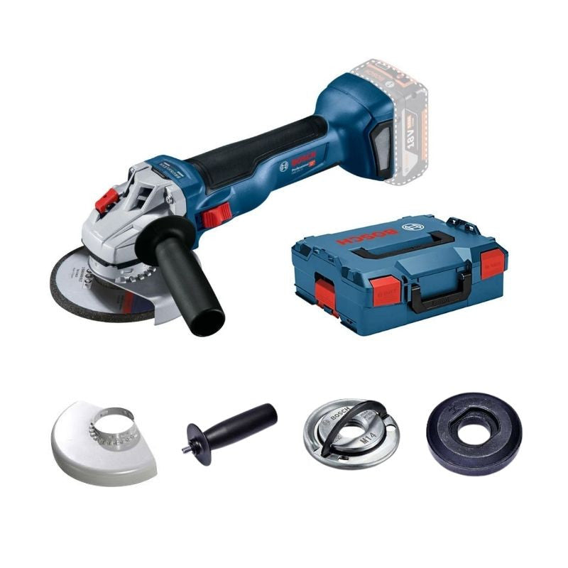 Meuleuse angulaire sans fil BOSCH 06019J4003 - GWS 18V-10 + coffret L-Boxx (vendu sans batterie)