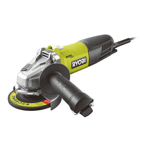Meuleuse d'angle RYOBI RAG800-125TA6 800 W - Ø125 mm - 6 Disques & Coffret de rangement