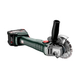 Meuleuse METABO 125 mm 18 V- W 18 L 9-125 Quick - 2 x 5,2 Ah Li-Power, ASC 55, coffret metaBOX