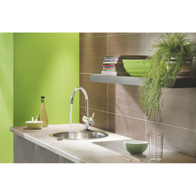 Mitigeur évier FLAIR GROHE 32452000 bec col de cygne - chrome