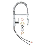 Mitigeur évier GET 360° GROHE 30361000 - col de cygne professionnel - douchette déclipsable - chromé