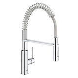 Mitigeur évier GET 360° GROHE 30361000 - col de cygne professionnel - douchette déclipsable - chromé