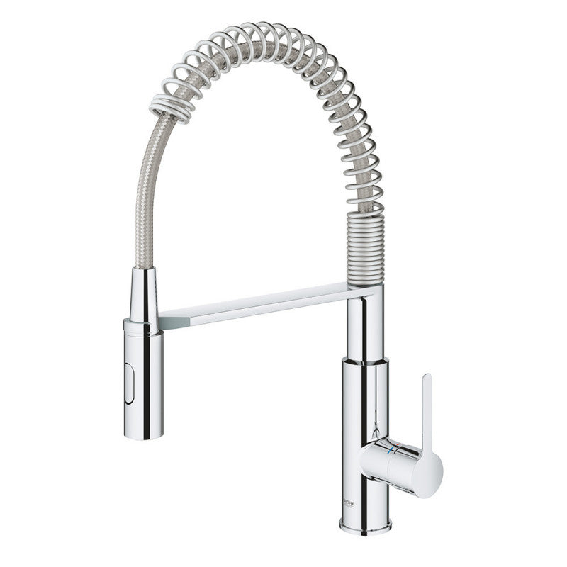 Mitigeur évier GET 360° GROHE 30361000 - col de cygne professionnel - douchette déclipsable - chromé
