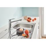 Mitigeur évier START FLOW GROHE 31691000 bec droit - chrome