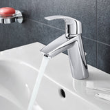 Mitigeur lavabo EUROSMART GROHE 23322001 -  taille M - bec bas - chrome