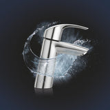 Mitigeur lavabo EUROSMART GROHE 23923002 bec bas - taille M - chrome