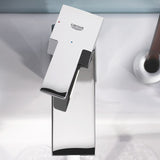 Mitigeur lavabo monocommande SAIL CUBE GROHE 23435000 bec bas - taille S - chrome