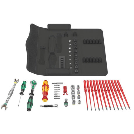 Jeu compact d'outils  Kraftform Kompakt W2 entretien, 35 pièces - WERA - 05135870001