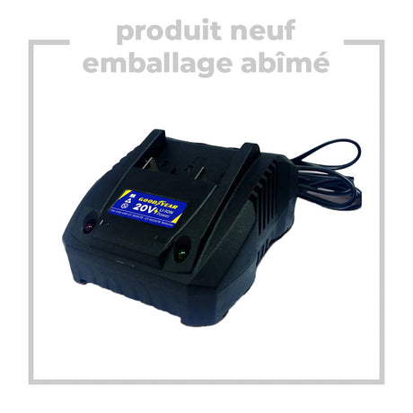 Chargeur rapide 20V GOODYEAR GY2020LC - (produit neuf - emballage abîmé)