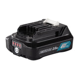 Batterie MAKITA Li-Ion 12 V / 2 Ah - BL1021B (témoin de charge intégré) – 197396-9