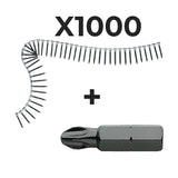 Boite de 1000 Vis vrac 3.5x25mm SENCO - GF525TD-FR + 1 embout PH2