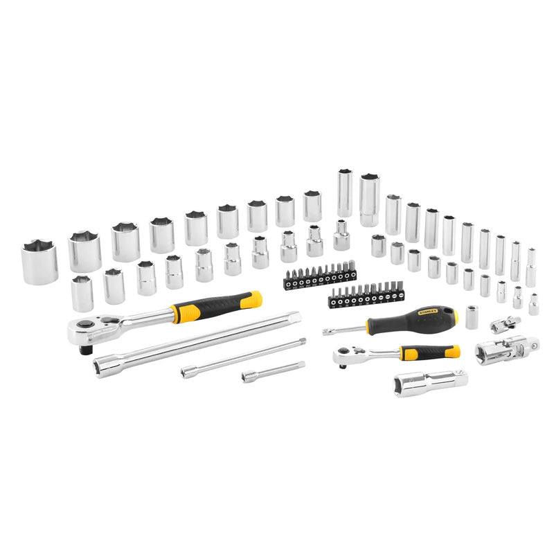 Coffret de couilles  ¼’’ + ½’’ - STANLEY - STMT82831- jeu de 72pcs