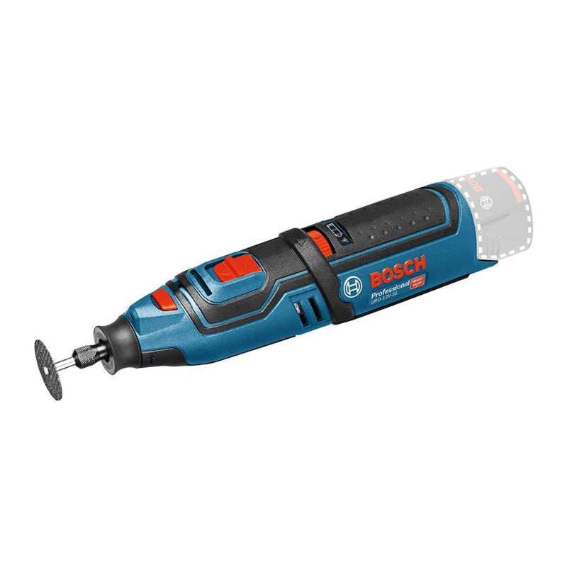 Outil multifonction rotatif BOSCH 06019C5002  GRO 12V-35 en coffret L-boxx avec accessoires (vendu sans batterie)