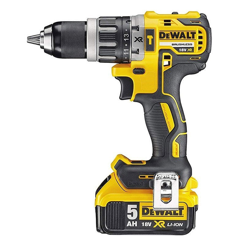 Pack 2 outils 18V DEWALT DCK266P2T-QW : Perceuse-visseuse à percussion DCD796, Visseuse à choc DCF887, 2 batteries 5,0 Ah, coffret T-Stack