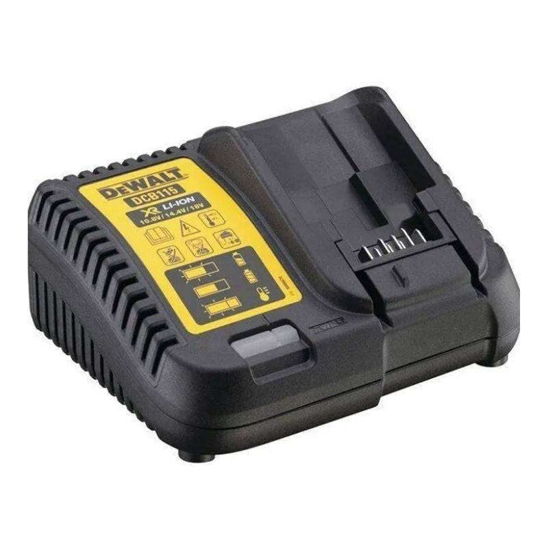 Pack 4 machines DEWALT DCK422P3 : perceuse (DCD796), visseuse à choc (DCF887), perforateur (DCH273) et meuleuse Ø125mm (DCG405) avec 2 coffrets Toughsystem et 3 batteries 5,0 Ah 18V