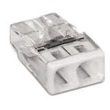 Pack de 100 Bornes à levier WAGO 2273-202 - 2 x 0,5 à 2,5mm²