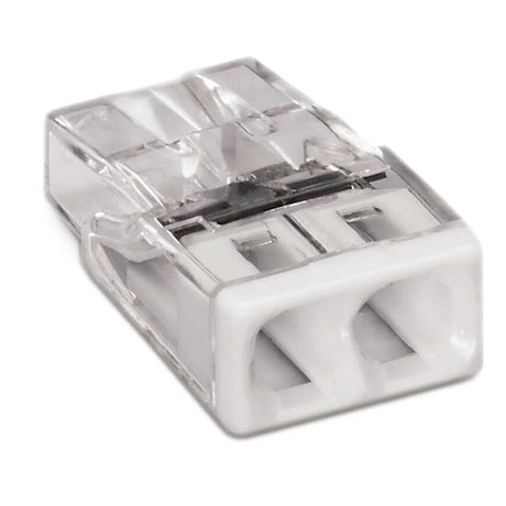 Pack de 100 Bornes à levier WAGO 2273-202 - 2 x 0,5 à 2,5mm²