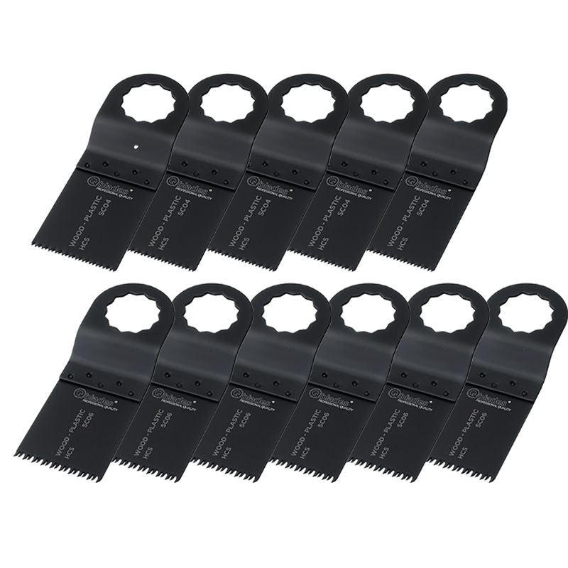 Pack de 11 lames de scie QBLADES SC93 pour bois / plaque de plâtre / plastique 5x SC04 + 6x SC06
