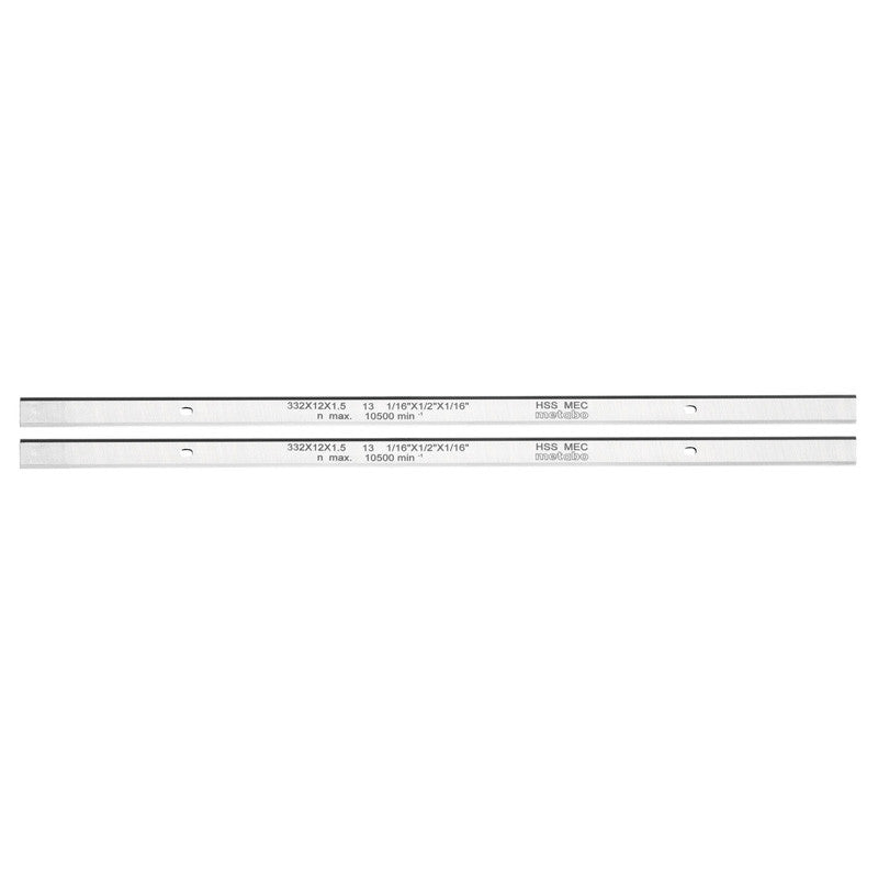 Pack de 2 lames de rabot HSS METABO 911063549 pour DH 330/316