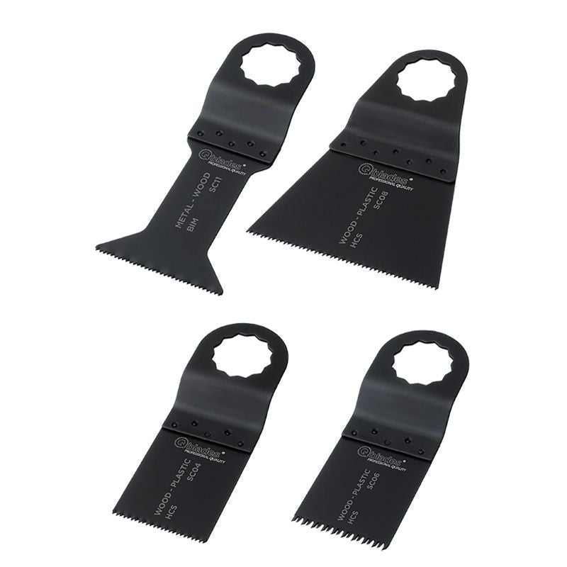 Pack de 4 lames de scie QBLADES SC92 pour bois / métal