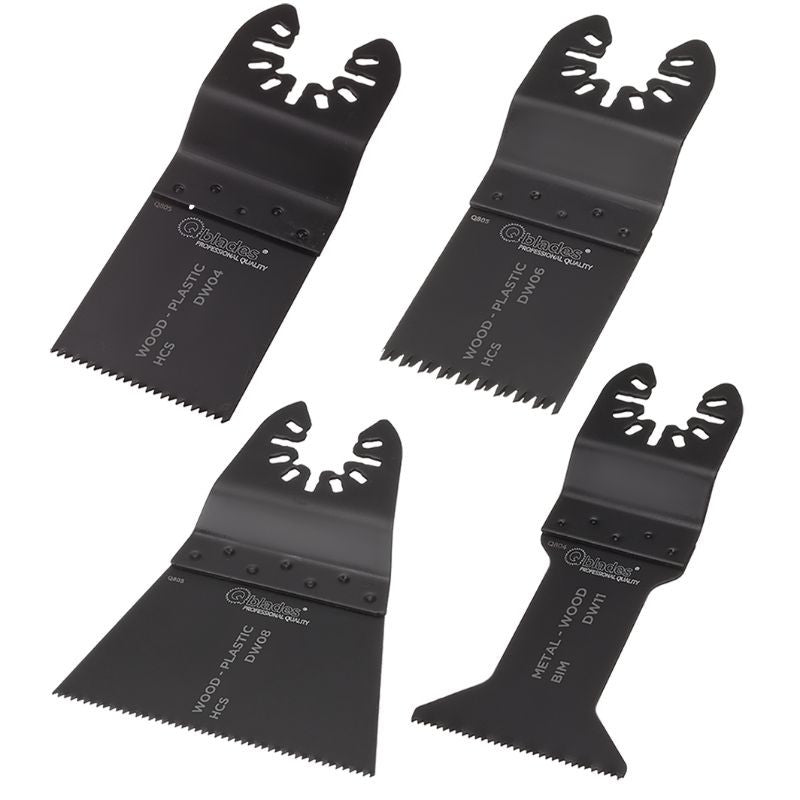 Pack de 4 lames scie standard QBLADES DW92 pour bois / métal
