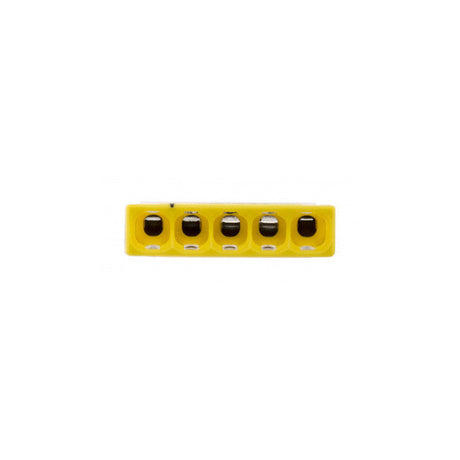 Pack de 50 bornes de connexion rapide à levier WAGO 5 entrées fil rigide - S2273