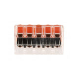 Pack de 50 bornes de connexion rapide à levier WAGO 5 entrées fil souple et rigide - S221