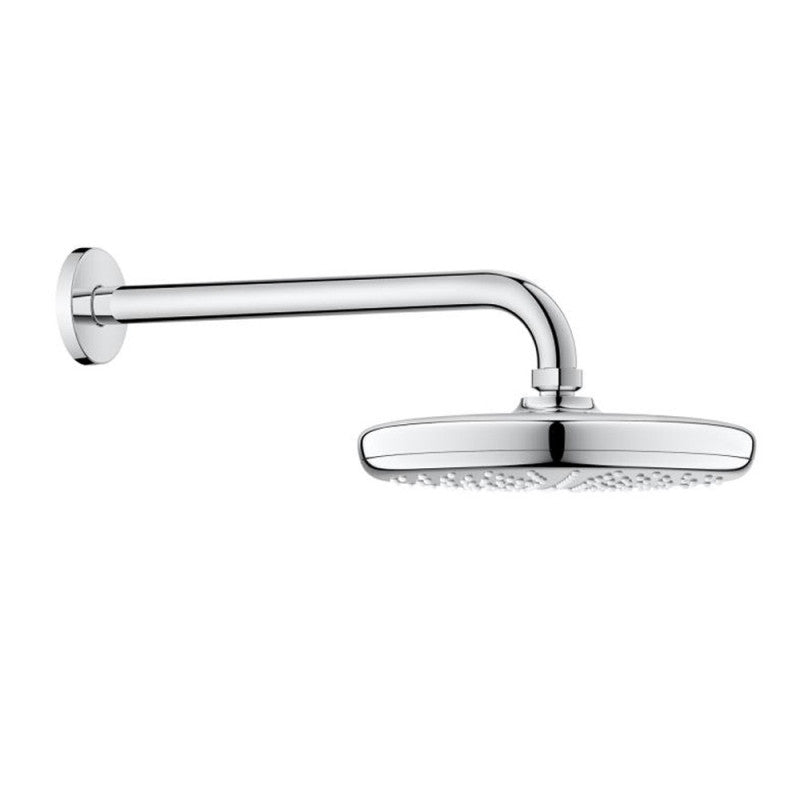 Pack de douche encastrée GROHE - tête Ø21 cm + douchette 1 jet - chrome