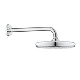 Pack de douche encastrée GROHE - tête Ø21 cm + douchette 1 jet - chrome