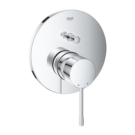 Pack de douche encastrée GROHE - tête Ø21 cm + douchette 1 jet - chrome