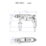 Perceuse à percussion METABO SBEV 1000-2