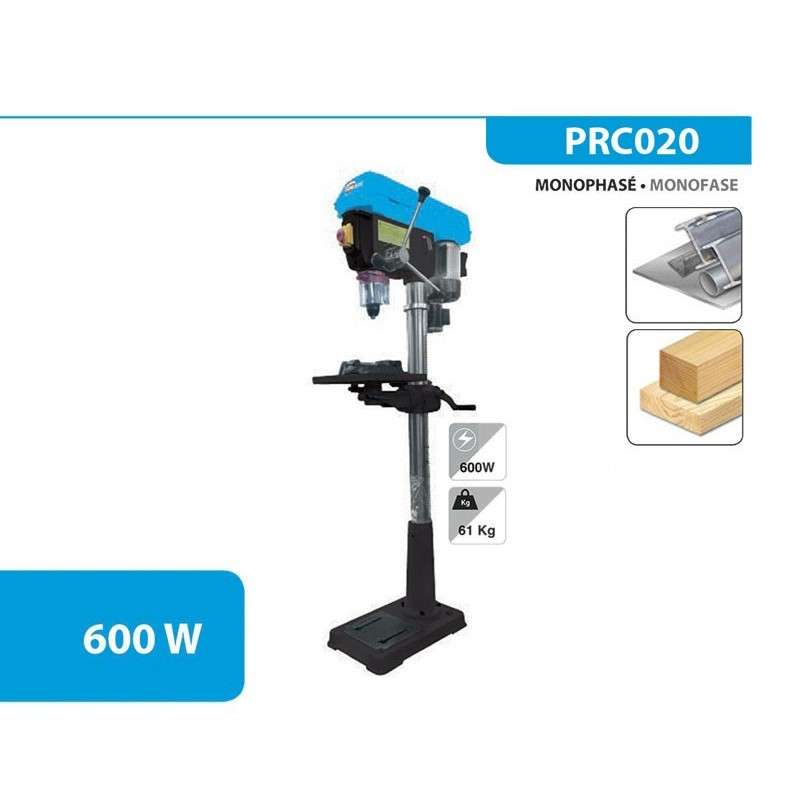 Perceuse d'établi et à colonne 600W LEMAN PRC020