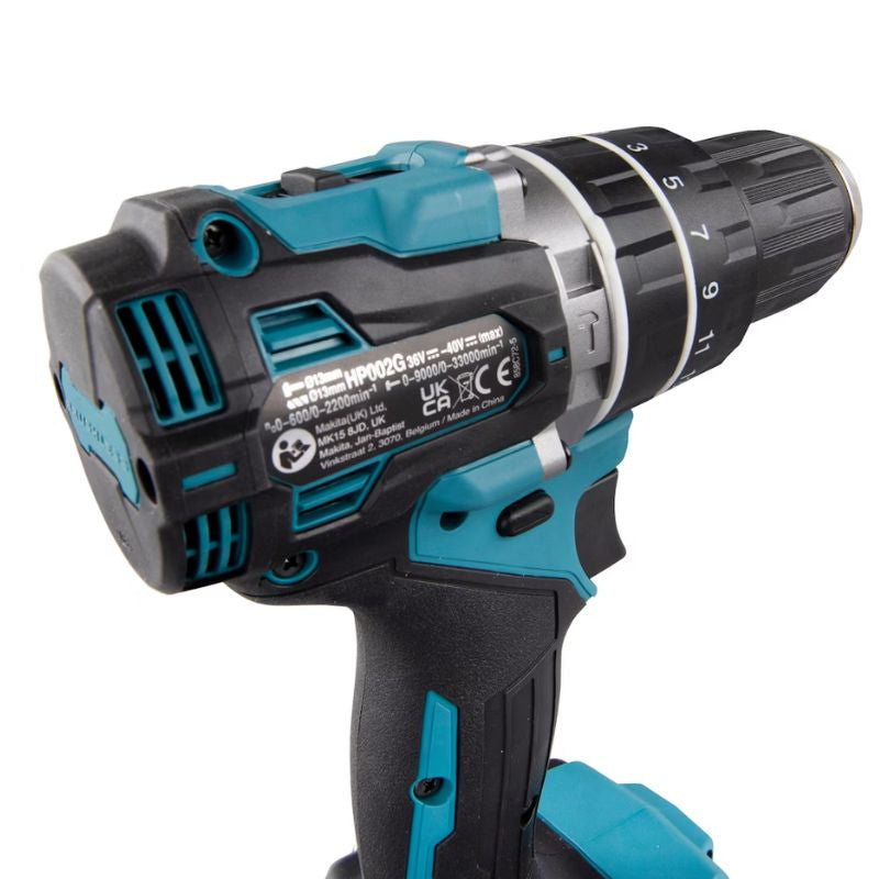 Perceuse-visseuse à percussion 40V max Li-ion 13 mm Brushless XGT MAKITA HP002GZ - Machine nue