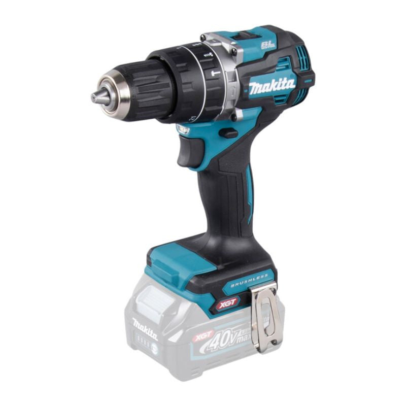 Perceuse-visseuse à percussion 40V max Li-ion 13 mm Brushless XGT MAKITA HP002GZ - Machine nue