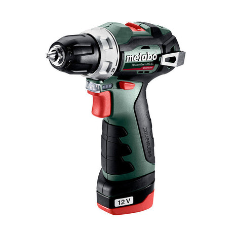 Perceuse visseuse sans fil 12 V PowerMaxx BS BL 2 x 2Ah Li-Power - METABO - 601721500 - Chargeur LC40, coffret