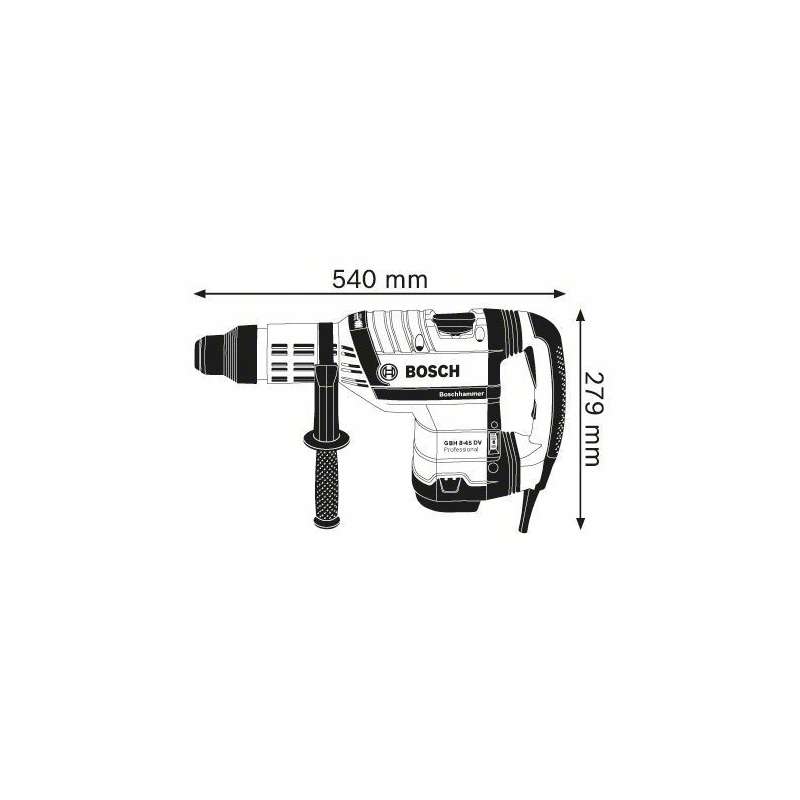 Perforateur BOSCH GBH 8-45 DV Professional SDS-Max 1500 W 12,5 J